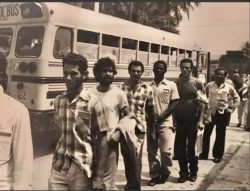 One of my first published photos with the Key West citizen newspaper the first group of Cuban refugees