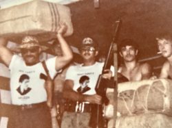 All I could say is check out my grandfather’s T-shirts and those 90 pound bales of panama red that was some wicked weed 1978 a hell of a year