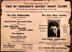 This will blow you away original ad from 1928 Sal was 17 years old he was sent to Chicago to work at these two night clubs operated by Frank Costello big crime boss coincidently my great grandfather Luigis cousin also Sal And Captain Tony’s father by the way our real last name isn’t Terracina it’s Costello Luigi my great grandfather did some bad things in Italy changed his name