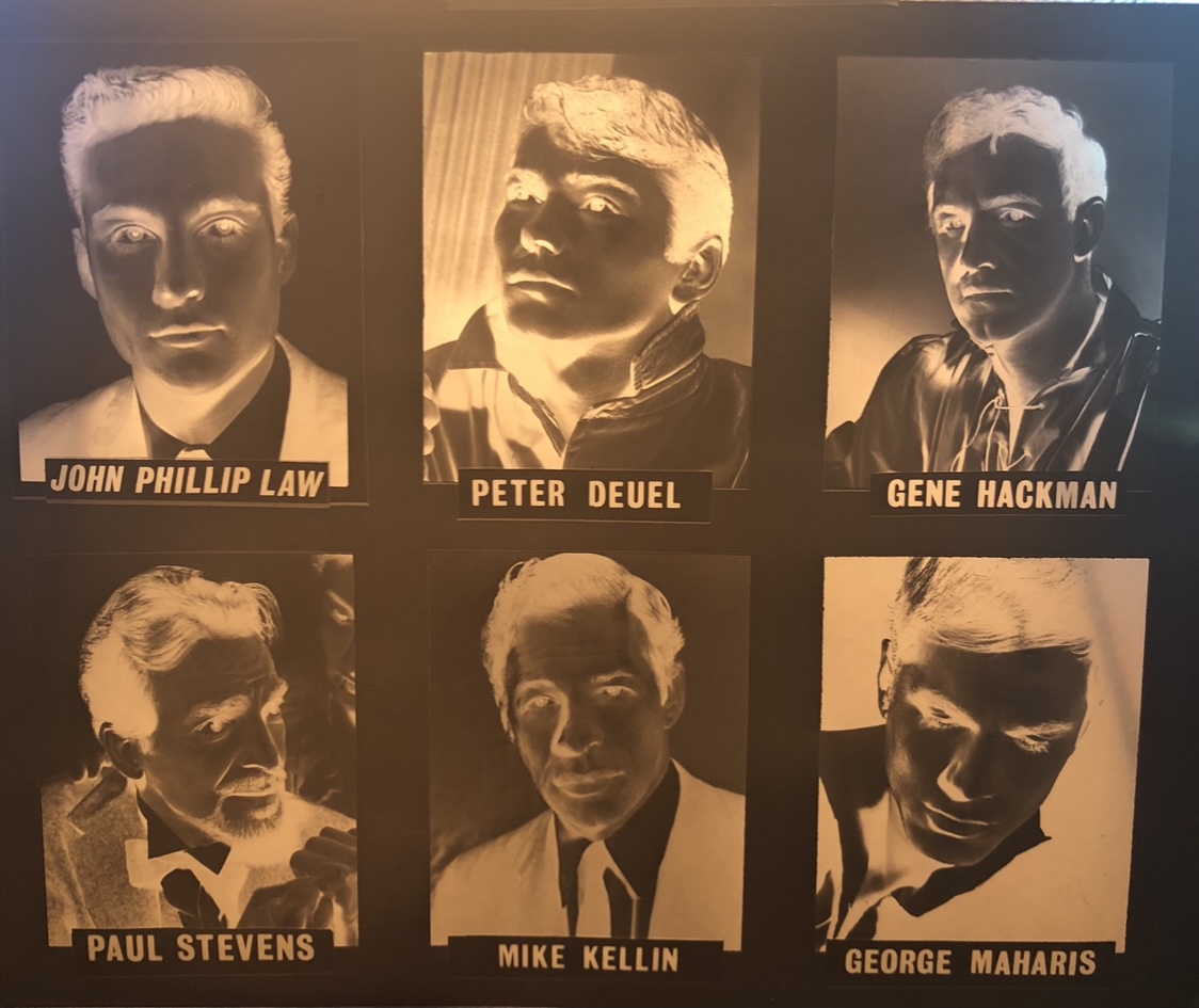 These are six actors that came in to Sal’s studio in the late 50s all six of them became famous