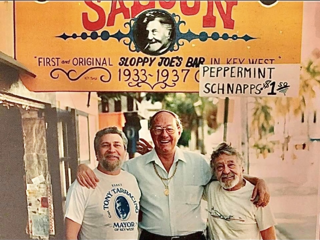 Hell of a day that day my dad and I had to meet my grandfather at the bar and who stopped in Mel Fisher I got to hang out and drink with the big boys my grandfather who very rarely drinks started with Scotch and water so my dad and I had to drink the same Mel started pounding down Bacardi and Coke’s we all ended up walking over to the two friends bar We had to send my grandfather home in a cab we had that bar rocking Key West the way it was