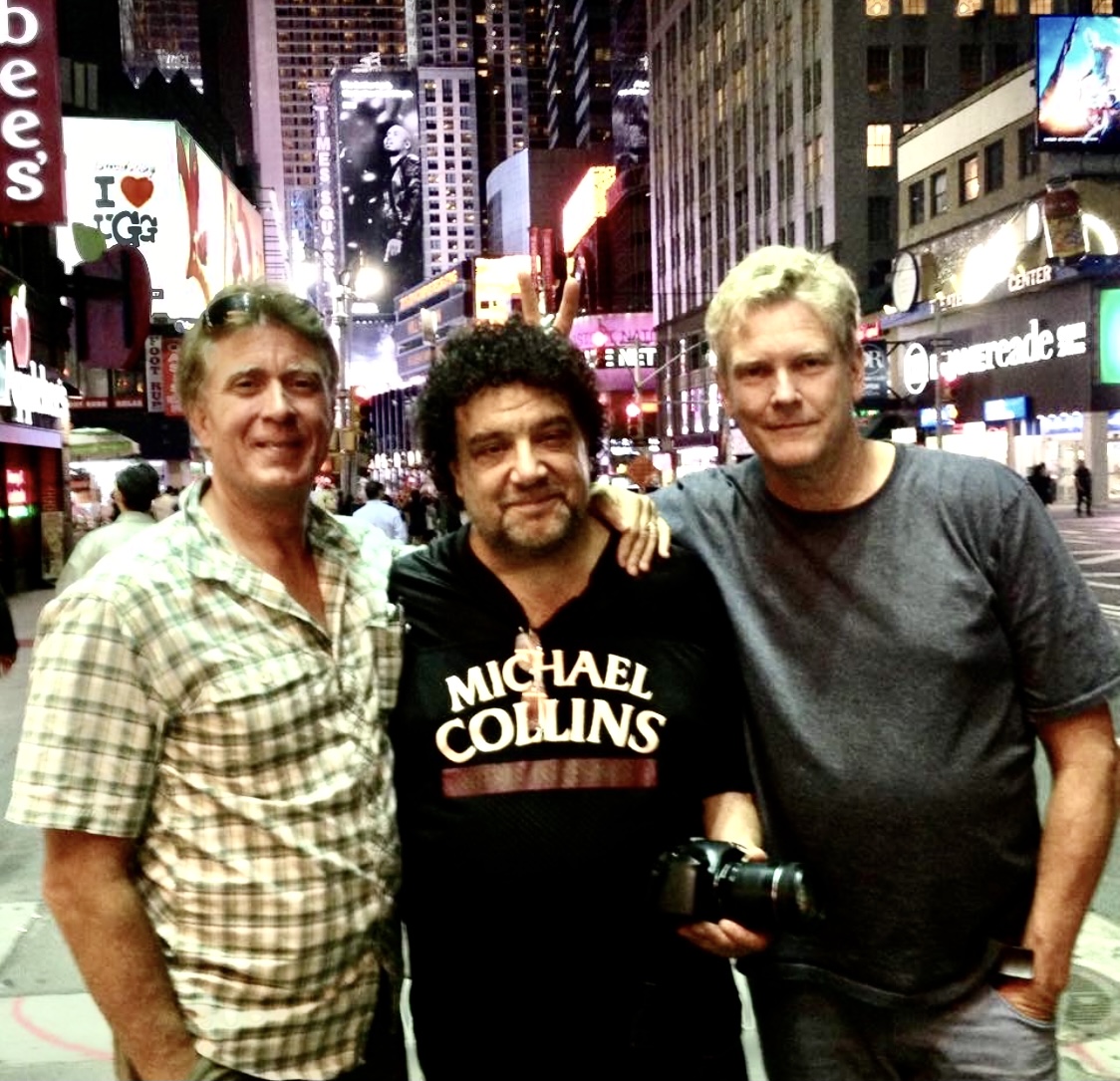 2011 that’s my uncle Keith on the left and John Feist on the right we were filming the documentary Maria’s journey they gave me a big part