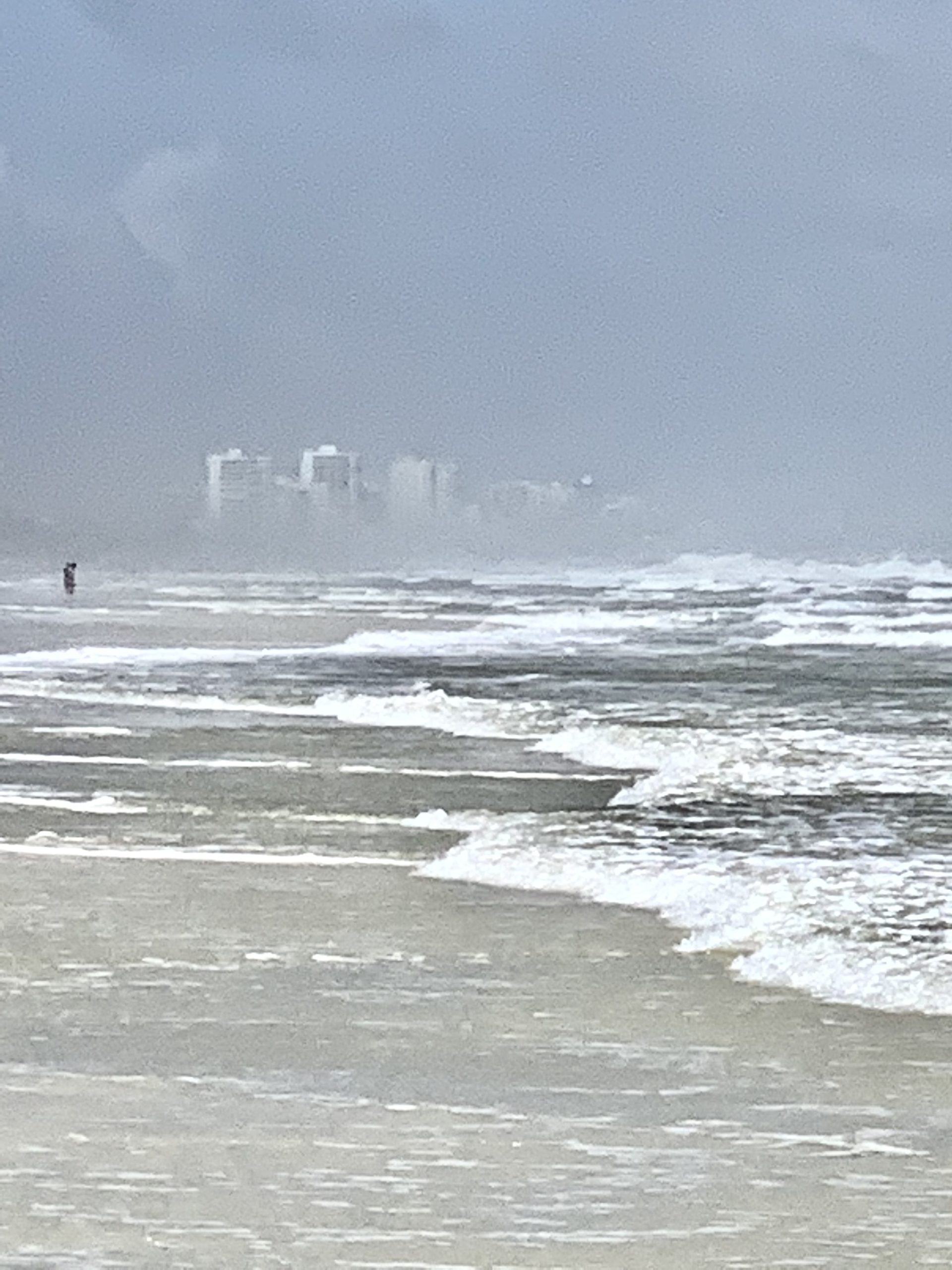 Once a week Lisa and I go to the East Coast about 5 miles south of Daytona Beach it’s crazy nobody is ever there A friend of ours has a condo right on the beach there nobody’s ever in the pool no one’s ever around it’s crazy that’s Daytona in the background