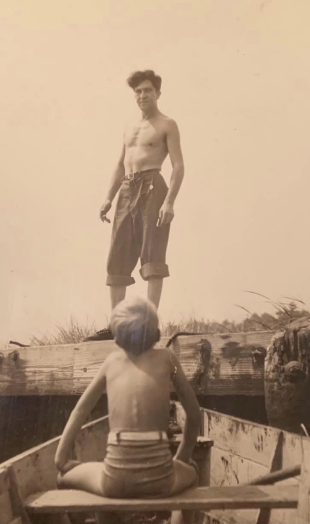 There’s hundreds of some pretty wild family stories on this category actually over 1000 images with interesting funny stories attached to them this is one of my favorites The year 1941 that’s my dad and his father my grandfather the famous Key West Captain Tony But before all that Key West stuff The captain had a little boat with a motor on it he would take my father fishing late at night but never go fishing they would pick up stolen merchandise off the Newark docks, That’s right Captain Tony was a original New Jersey mob guy big-time, Elizabeth New Jersey was one of the biggest organize crime towns in New Jersey my great grandfather Luigi opened up a scrap metal company there in 1911 that’s when Sal was born never bought any metal never sold any metal but definitely spent a lot of time in Chicago what’s great about the stories that you will see everyone of them has photo back up everybody in the family was a Photographer we documented everything